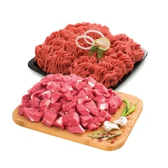 Kuşbaşı ve kıyma paketi